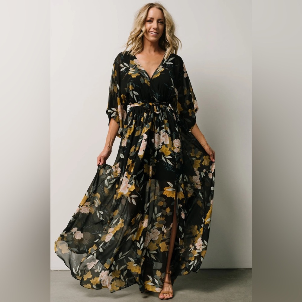 Baltic Born Kia Midnight Floral Dress